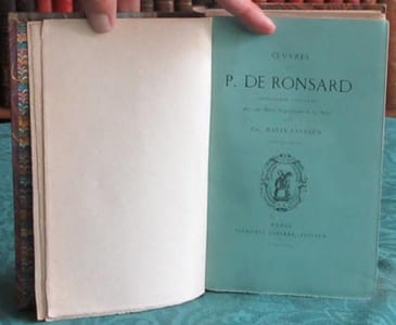 Oeuvres de Pierre de Ronsard, Gentilhomme Vandomois. Tome 5.