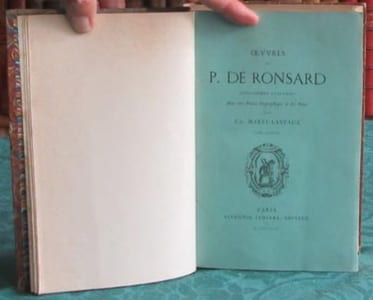 Oeuvres de Pierre de Ronsard, Gentilhomme Vandomois. Tome 6.