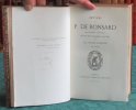 Oeuvres de Pierre de Ronsard, Gentilhomme Vandomois. Tome 6.. MARTY-LAVEAUX Charles