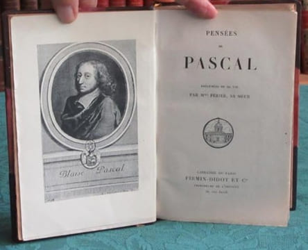 Pensées.. PASCAL Blaise