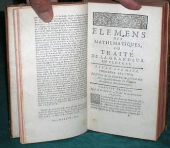 Elemens des Mathématiques ou Traité de la Grandeur en général.