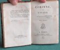Corinne ou l'Italie. 4 volumes.. STAEL (Madame de)