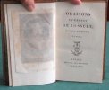 Oraisons Funèbres de Bossuet, Évêque de Meaux. 2 volumes.. BOSSUET Jacques-Bénigne