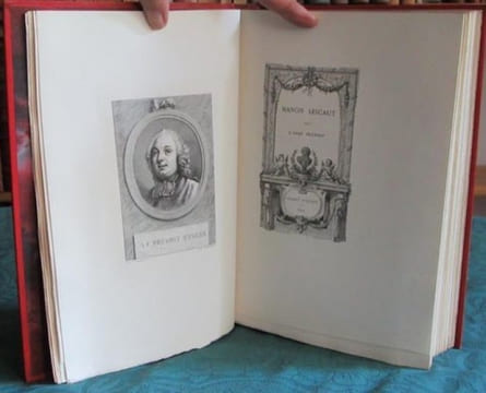 Histoire de Manon Lescaut et du Chevalier des Grieux.. PREVOST Abbé