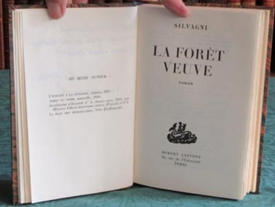 La Foret veuve - Roman - Édition originale.