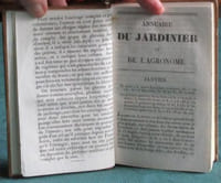 Annuaire du Jardinier et de l'Agronome pour 1826.