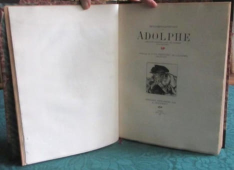 Adolphe - Anecdote trouvée dans les papiers d'un inconnu. (avec LAS). CONSTANT Benjamin