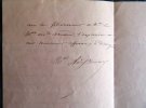 Lettre Autographe Signée du Maréchal de Saint-Arnaud.. SAINT-ARNAUD (Maréchal)