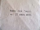 Lettre Autographe de Jean Marais.. MARAIS Jean