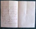 Lettre Autographe Signée de Louis Philippe Albert d'Orléans en 1878.. ORLEANS Louis-Philippe-Albert d (Comte d'Orléans)