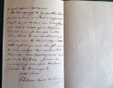 Lettre Autographe Signée de Louis Philippe Albert d'Orléans en 1886.. ORLEANS Louis-Philippe-Albert d (Comte d'Orléans)