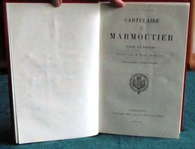 Cartulaire de Marmoutier pour le Dunois.
