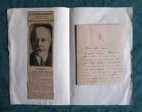 Lettre Autographe Signée d'Edmond About en 1867.