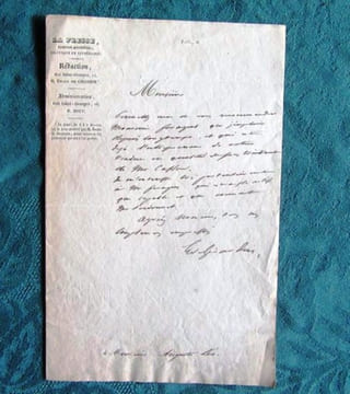 Lettre Autographe Signée d'Émile de Girardin.. GIRARDIN Émile de