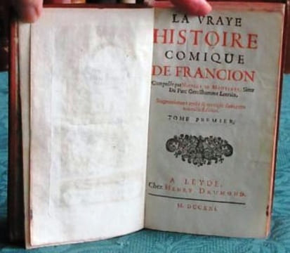 La Vraye (vraie) Histoire comique de Francion. 2 volumes.. SOREL Charles (Nicolas de Moulinet, sieur de Souvigny)