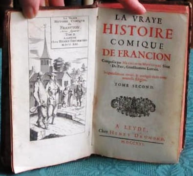 La Vraye (vraie) Histoire comique de Francion. 2 volumes.. SOREL Charles (Nicolas de Moulinet, sieur de Souvigny)