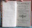 Mémoires sur l'Ancienne Chevalerie. 2 volumes - Édition originale.. LA CURNE DE SAINTE-PALAYE