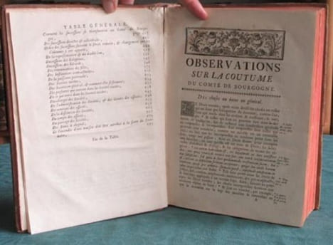 Observations sur les Titres des Droits de Justice, des Fiefs, des Cens, des Gens Mariés et des Successions, de la Coutume du Comté de Bourgogne - ...