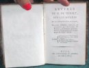 Lettres de M. de Muralt, sur les Moeurs et le Caractère des Français.. MURALT Béat Louis de