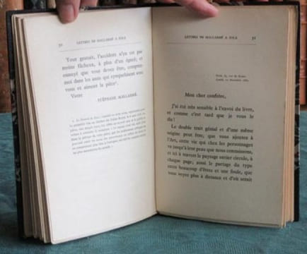 Dix-neuf Lettres de Stéphane Mallarmé à Émile Zola - Édition originale.. MALLARME Stéphane - DUFFOUX - ROYERE