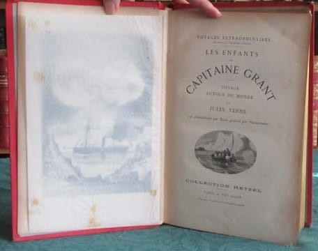 Les Enfants du Capitaine Grant. (Dos à l'ancre). VERNE Jules