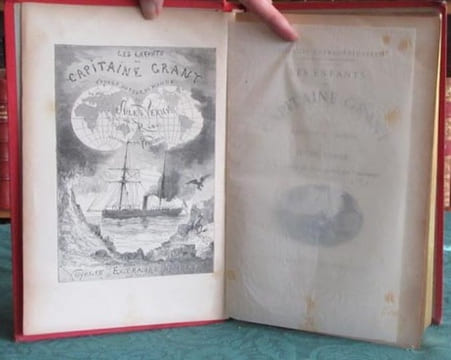 Les Enfants du Capitaine Grant. (Dos à l'ancre). VERNE Jules