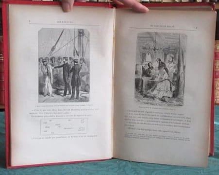 Les Enfants du Capitaine Grant. (Dos à l'ancre). VERNE Jules