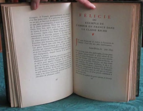 Ernestine ou La Naissance de l'Amour Suivi de Félicie et Le Rameau de Salzbourg.. STENDHAL (Henry Beyle de)