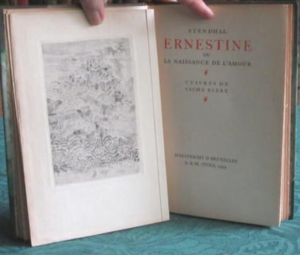 Ernestine ou La Naissance de l'Amour Suivi de Félicie et Le Rameau de Salzbourg.. STENDHAL (Henry Beyle de)