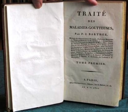 Traité des maladies goutteuses. 2 volumes - Édition originale.. BARTHEZ Paul-Joseph