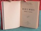 Rhumbs (Notes et autres) - Édition originale.. VALERY Paul