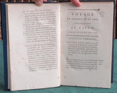 Voyage en Afrique et en Asie, principalement au Japon, pendant les années 1770-1779.