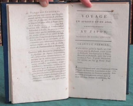 Voyage en Afrique et en Asie, principalement au Japon, pendant les années 1770-1779.. THUNBERG Charles-Pierre