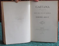 Gaëtana. Drame en cinq actes en prose. (LAS) - Édition originale.