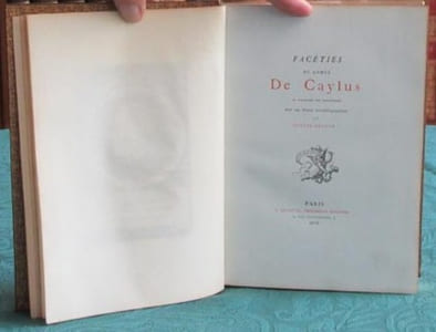 Facéties du Comte De Caylus.