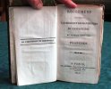 Planches relatives au règlement concernant l'Exercice et les Manoeuvres de l'Infanterie du premier Août 1791. 40 Planches.. GUIBER ...