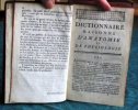 Dictionnaire raisonné d'Anatomie et de Physiologie. 2 volumes.. DUFIEU Jean-Ferapie