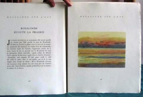 Rosalinde sur l'eau - Édition originale.. SUARES André