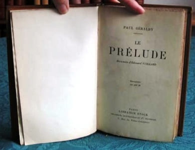Le Prélude - Édition originale.