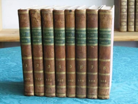 Histoire de France pendant le dix-huitième siècle. 8 volumes.. LACRETELLE Charles