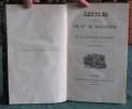 Lettres inédites de Mme de Maintenon et de Mme la Princesse des Ursins. 4 volumes.. MAINTENON Madame de