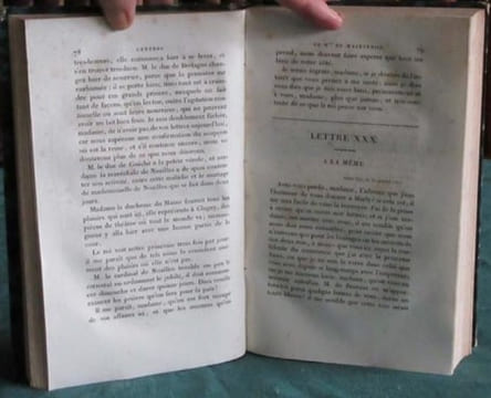 Lettres inédites de Mme de Maintenon et de Mme la Princesse des Ursins. 4 volumes.. MAINTENON Madame de