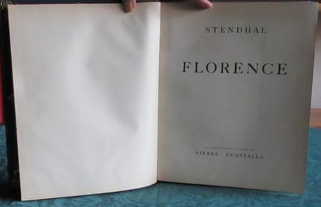 Florence.. STENDHAL (Henry Beyle de)