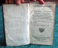 Lettres choisies des Auteurs françois les plus célebres. 2 volumes.. ALLETZ Pons Augustin