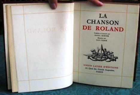 La Chanson de Roland.. ANONYME