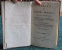 Traité de Matière Médicale. 2 volumes.. SCHWILGUE Charles Joseph Antoine - NYSTEN Pierre-Hubert