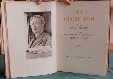 La Gerbe d'or.. BERAUD Henri