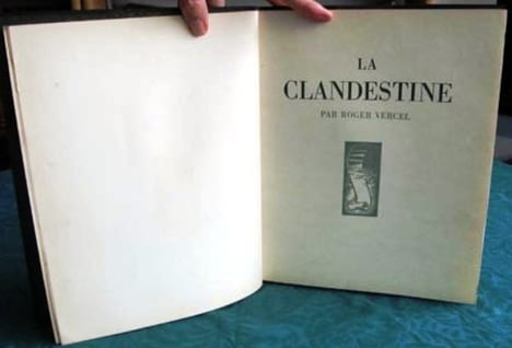 La Clandestine - Lames sourdes.. VERCEL Roger