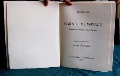 Carnet de Voyage. Extraits des Mémoires d'un Touriste.