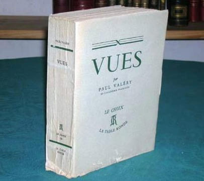 Vues - Édition originale.. VALERY Paul